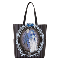 corpse bride victor & emily tote bag