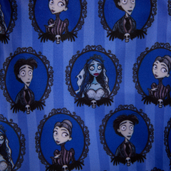 corpse bride emily sling crossbody bag with coin bag