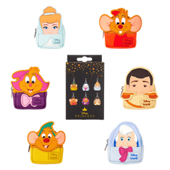 cinderella 75th anniversary cosplay mystery mini backpack keychain charm