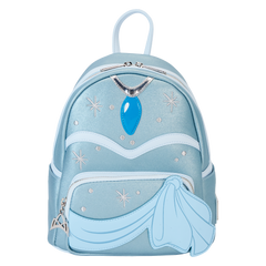 the princess and the frog tiana blue gown glitter cosplay mini backpack