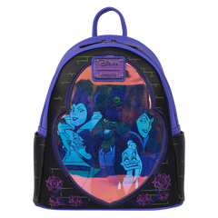 disney villains exclusive stained glass glow mini backpack