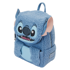 stitch plush sherpa cosplay mini backpack