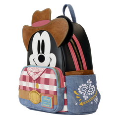 western mickey mouse cosplay mini backpack