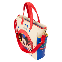 mickey & friends classic convertible backpack & tote crossbody bag