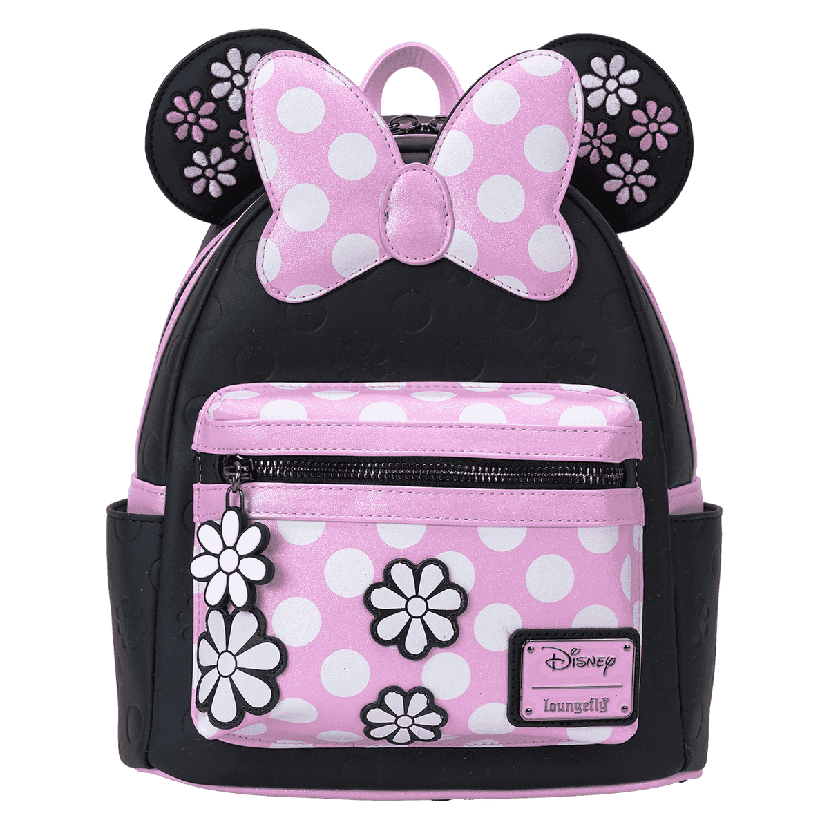 minnie mouse floral rock the dots mini backpack