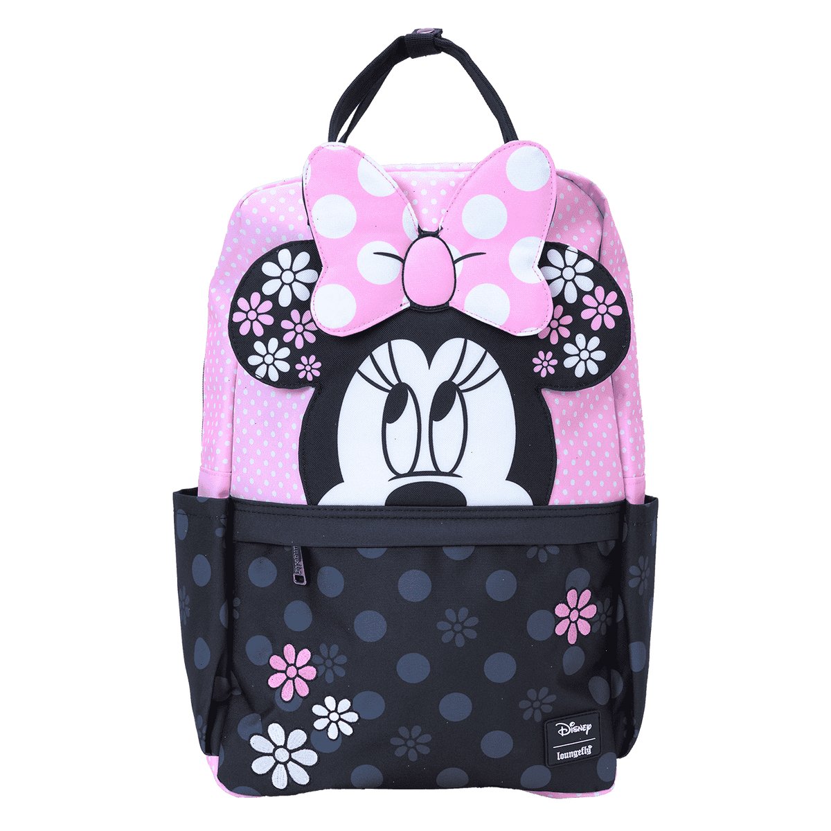 minnie mouse floral rock the dots full-size backpack