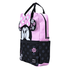 minnie mouse floral rock the dots full-size backpack