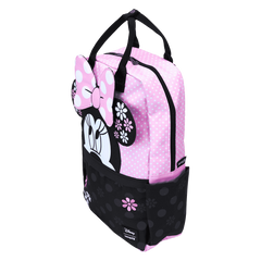 minnie mouse floral rock the dots full-size backpack