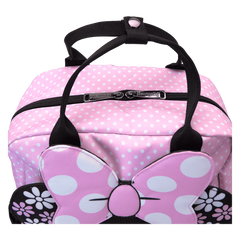 minnie mouse floral rock the dots full-size backpack