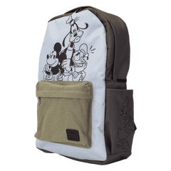 mickey & friends canvas full-size backpack