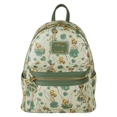 peter pan tinker bell clover all-over print mini backpack
