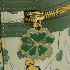 peter pan tinker bell clover all-over print mini backpack