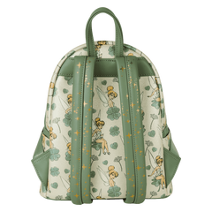 peter pan tinker bell clover all-over print mini backpack