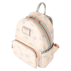 stitch & angel cherry blossom all-over print mini backpack