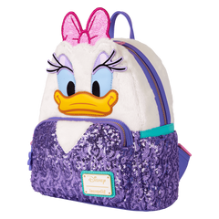 daisy duck 85th anniversary sequin plush cosplay mini backpack