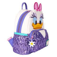 daisy duck 85th anniversary sequin plush cosplay mini backpack