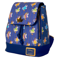 disney princess carousel all-over print drawstring mini backpack