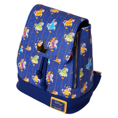 disney princess carousel all-over print drawstring mini backpack