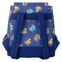 disney princess carousel all-over print drawstring mini backpack