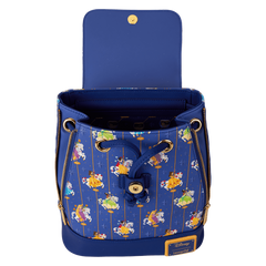 disney princess carousel all-over print drawstring mini backpack
