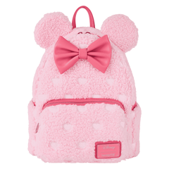minnie mouse exclusive hearts strawberry scented sherpa mini backpack