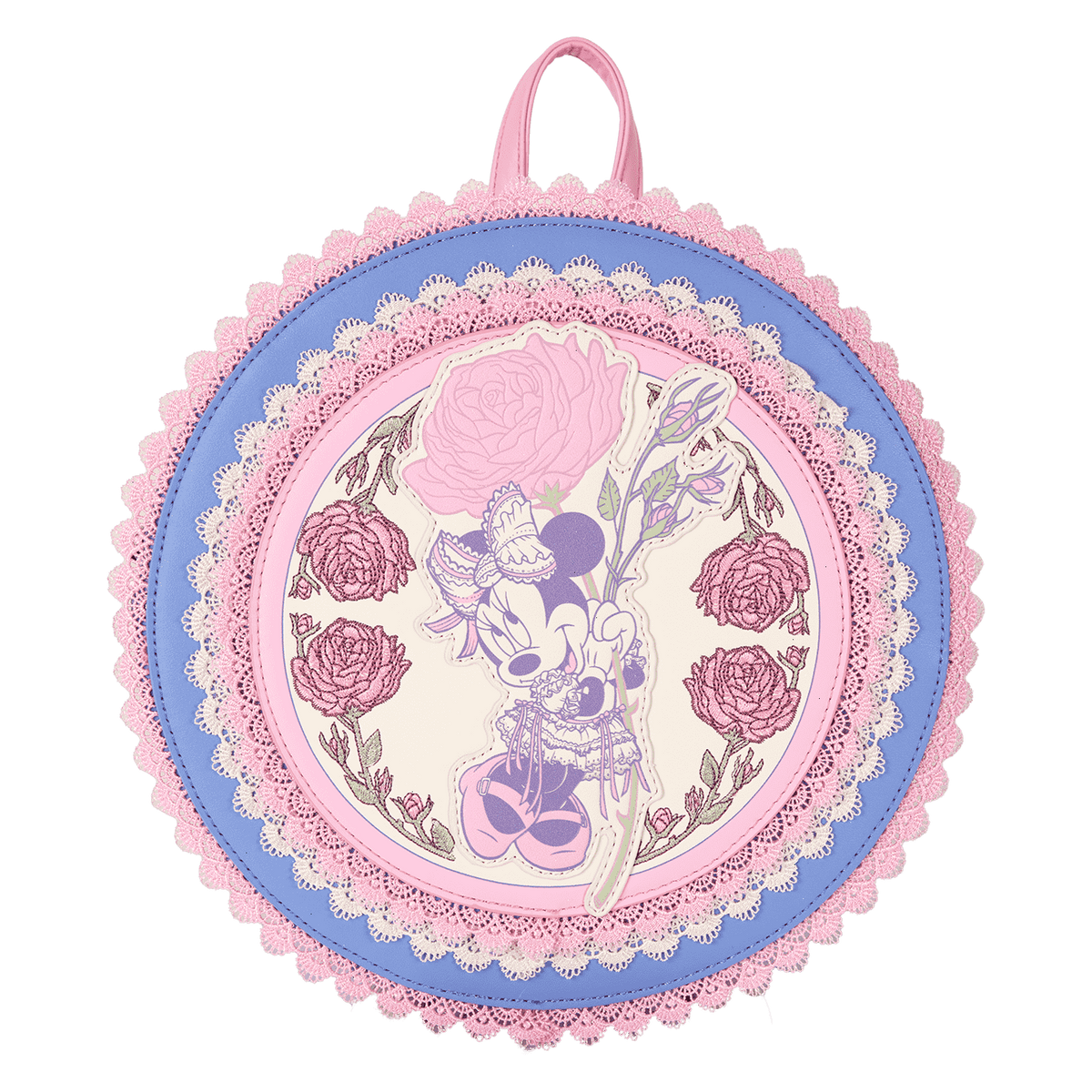 minnie mouse floral and lace mini backpack
