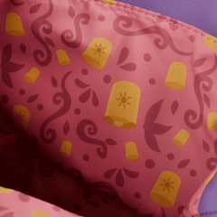 tangled rapunzel lantern drawstring mini backpack
