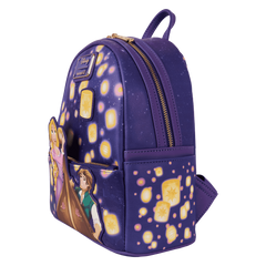 tangled rapunzel & flynn rider lantern light up mini backpack