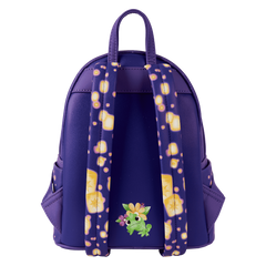 tangled rapunzel & flynn rider lantern light up mini backpack