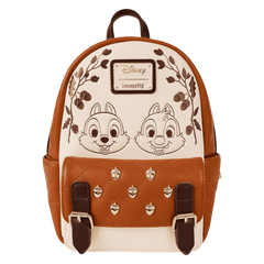 chip 'n' dale acorn quilted texture mini backpack