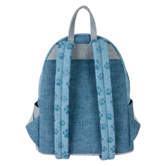 disney dogs & cats faux denim mini backpack