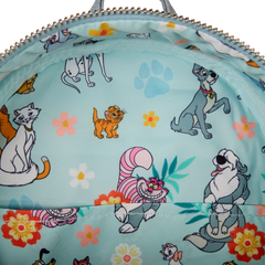 disney dogs & cats faux denim mini backpack