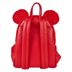 mickey mouse all-over print terry cloth mini backpack