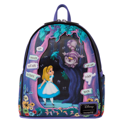 alice in wonderland tulgey wood lenticular mini backpack