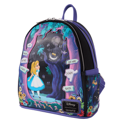 alice in wonderland tulgey wood lenticular mini backpack