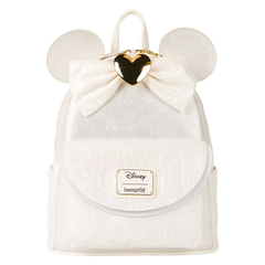 minnie mouse iridescent lace wedding mini backpack