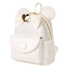 minnie mouse iridescent lace wedding mini backpack