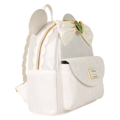 minnie mouse iridescent lace wedding mini backpack