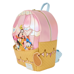 mickey & friends hot air balloon figural mini backpack