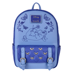 winnie the pooh floral eeyore quilted texture mini backpack