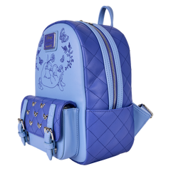 winnie the pooh floral eeyore quilted texture mini backpack