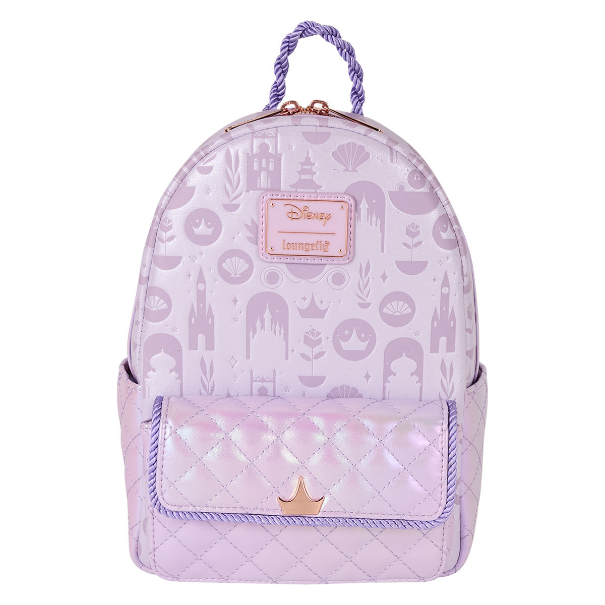 disney princess iridescent all-over print exclusive mini backpack
