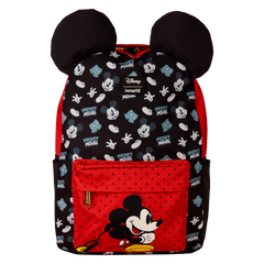 mickey mouse all-over print full-size backpack