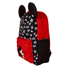 mickey mouse all-over print full-size backpack