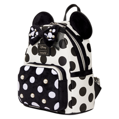 minnie mouse exclusive polka dot pearl mini backpack