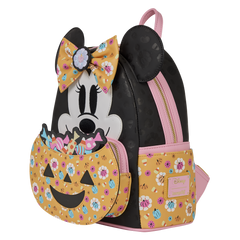 minnie mouse cosplay floral pumpkin glow mini backpack
