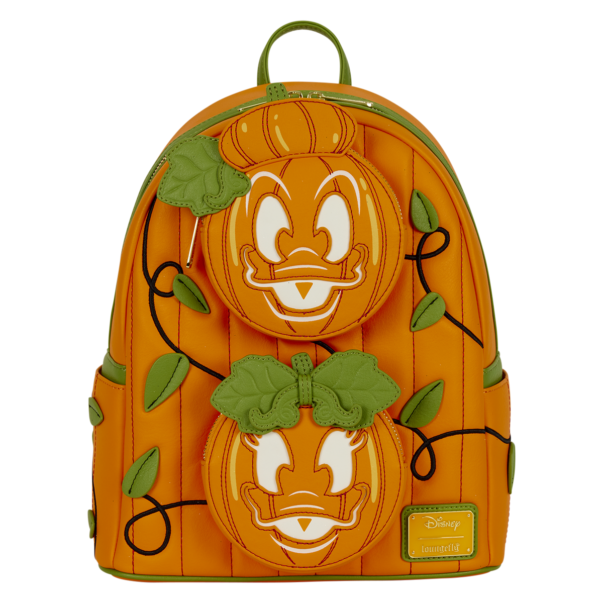 donald & daisy jack-o'-lantern exclusive glow mini backpack
