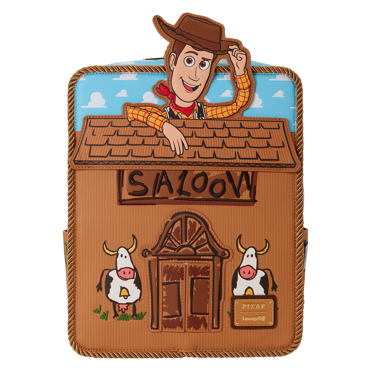 toy story 30th anniversary woody saloon mini backpack