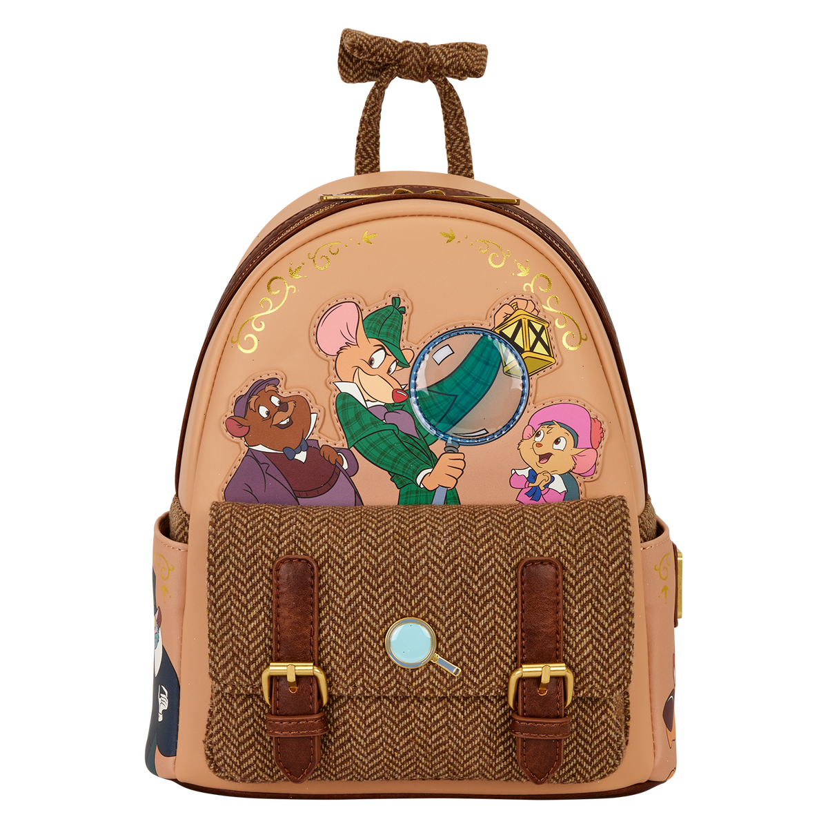 the great mouse detective exclusive flap pocket mini backpack