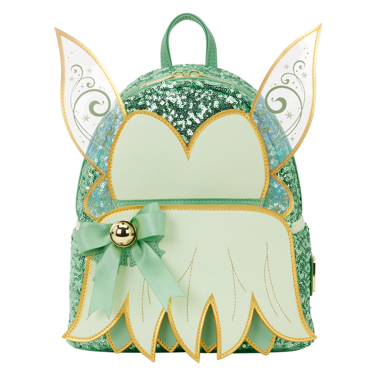 peter pan tinker bell holiday cosplay sequin mini backpack